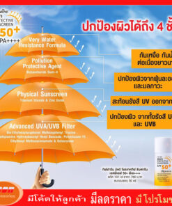 Giffarine กิฟฟารีน มัลติ โพรเทคทีฟ ซันสกรีน เอสพีเอฟ 50+ พีเอ++++ 10114
