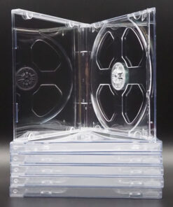 กล่องใส่แผ่น CD ตกแตก ถาดใส ถาดโปร่ง ใส่แผ่น CD ได้ 1 แผ่น หนา 10 มิลลิเมตร